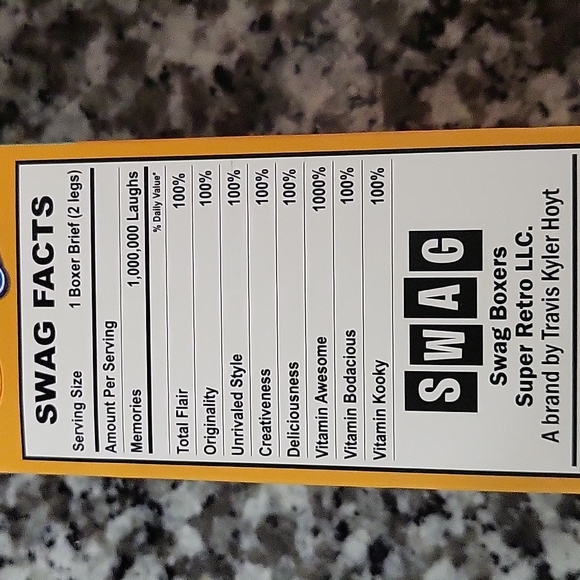 Men's boxer brief golden crisp size XL funny humorous gift - Picture 4 of 6